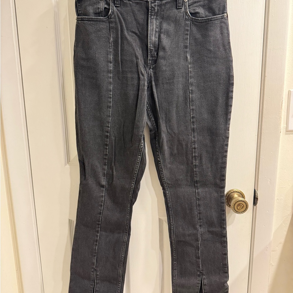 Abercrombie & Fitch Charcoal Skinny High Rise Jeans